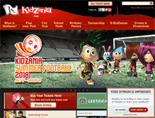 Tablet Screenshot of kidzania.ae